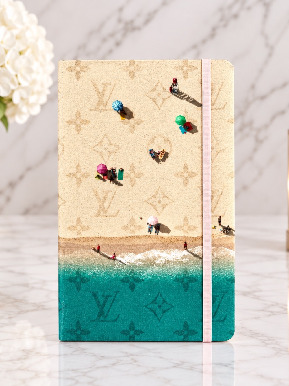 Louis Vuitton Jane Notebook MM Beach Monogram Resort Journal | Brand New in Box